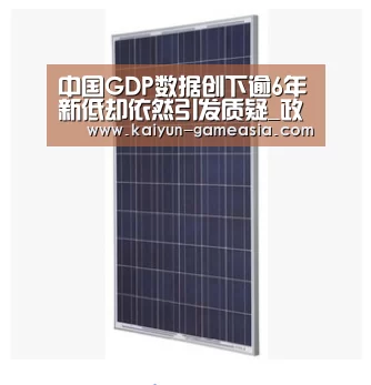 中国GDP数据创下逾6年新低却依然引发质疑_政策法规_新闻_矿道网_开云体育登录入口(图1) 开云电子